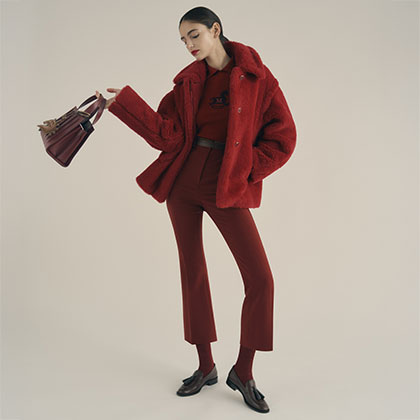 Jersey hooded sweatshirt, hazelnut brown | Max Mara